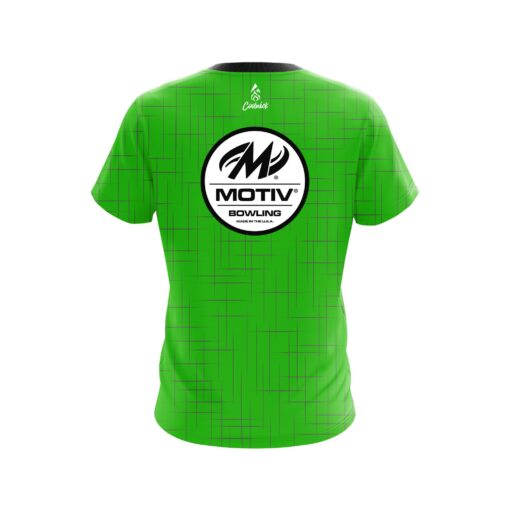 Motiv Rising Green CoolWick Bowling Jersey - Image 2