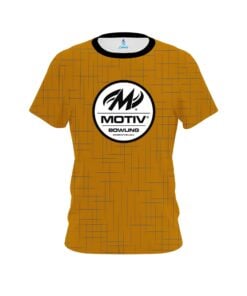 Motiv Rising Orange CoolWick Bowling Jersey