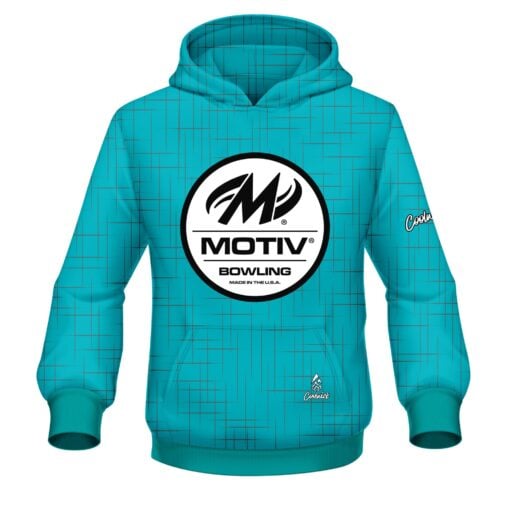 Motiv Rising Teal CoolWick Bowling Jersey - Image 3