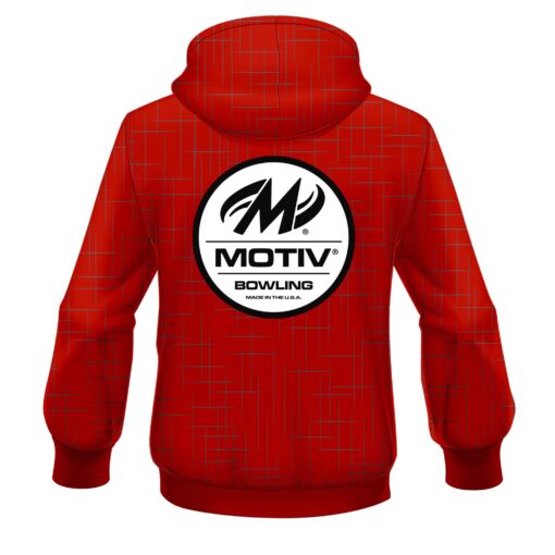 Motiv Rising Red CoolWick Bowling Hoodie - Image 2