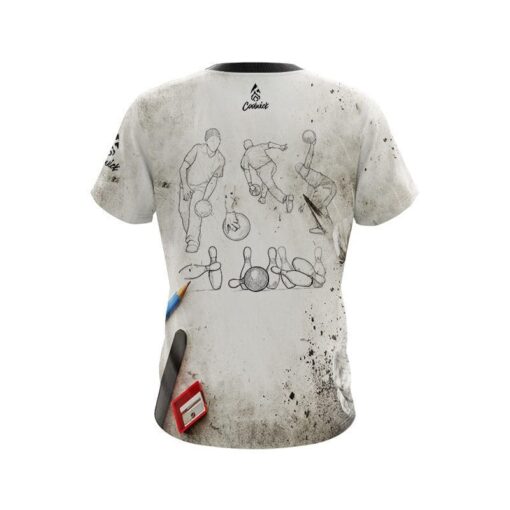 Plain Drawing Board CoolWick Bowling Jersey - Image 2