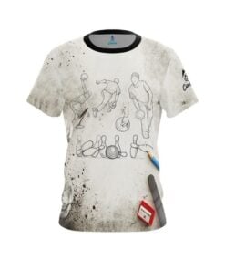 Plain Drawing Board CoolWick Bowling Jersey