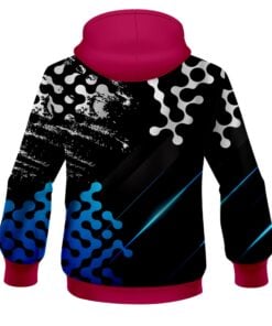 Alternative view of Plain Level Up Blue CoolWick Bowling Hoodie