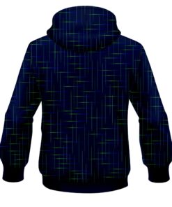 Alternative view of Plain Rising Navy Blue CoolWick Bowling Hoodie