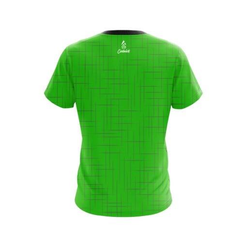 Plain Rising Green CoolWick Bowling Jersey - Image 2