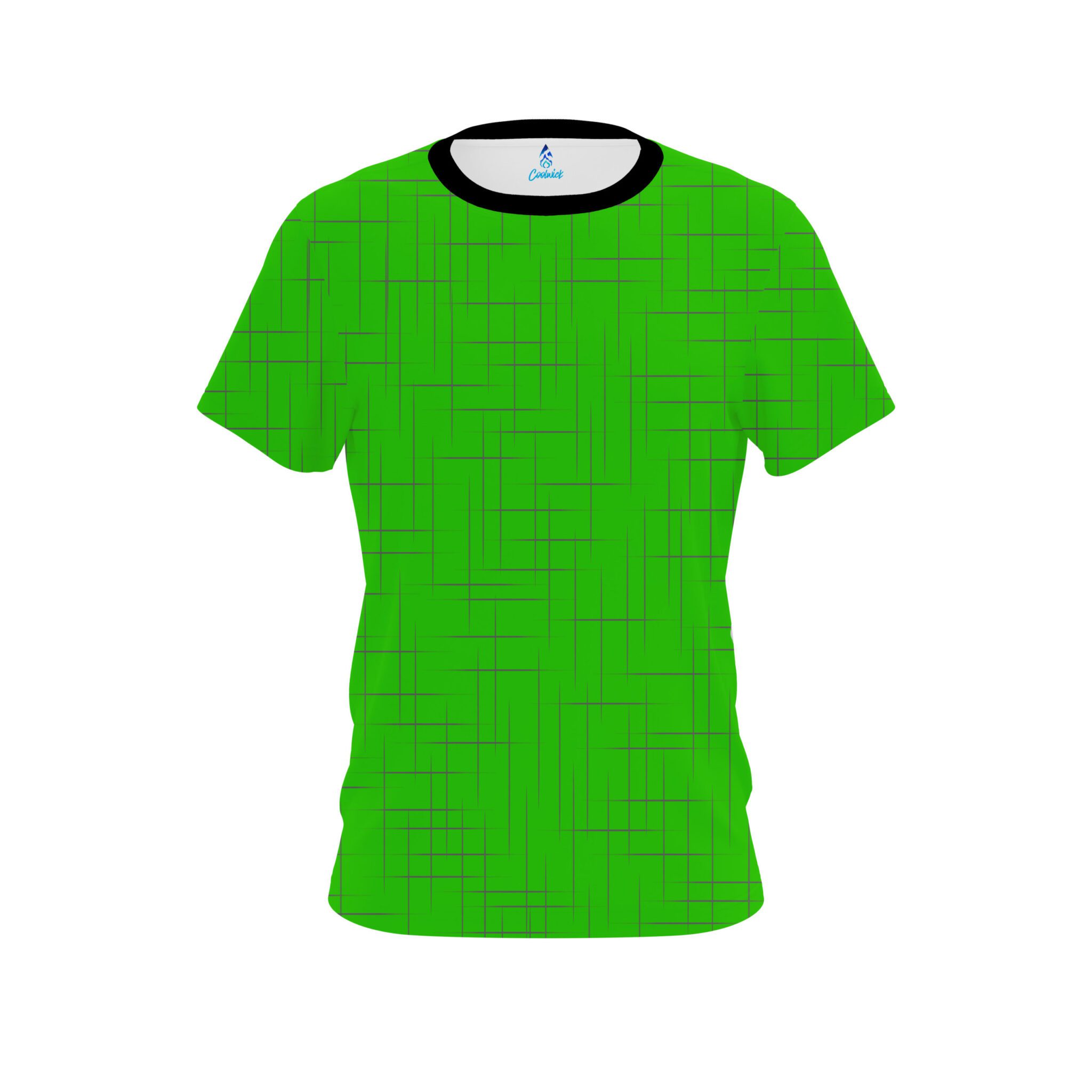 Plain Rising Green CoolWick Bowling Jersey