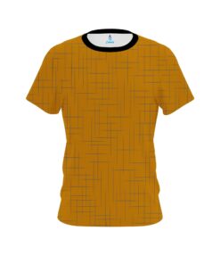 Plain Rising Orange CoolWick Bowling Jersey