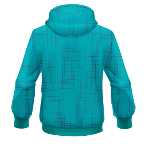 Plain Rising Teal CoolWick Bowling Jersey - Image 4