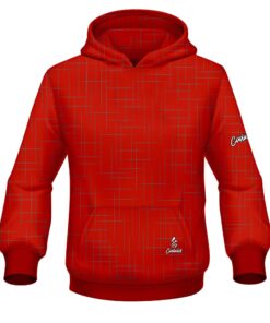 Plain Rising Red CoolWick Bowling Hoodie