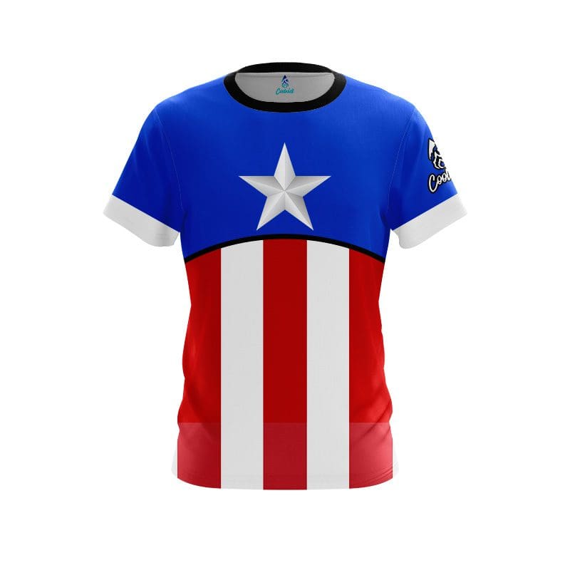 Plain Super Hero 8 CoolWick Bowling Jersey