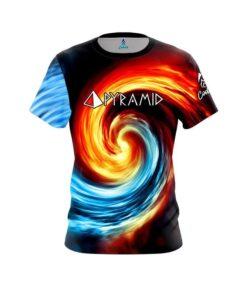 Pyramid Fire and Ice Vortex CoolWick Bowling Jersey