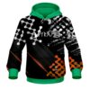 Pyramid Level Up Orange CoolWick Bowling Hoodie