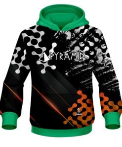 Pyramid Level Up Orange CoolWick Bowling Hoodie