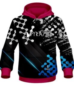 Pyramid Level Up Blue CoolWick Bowling Hoodie