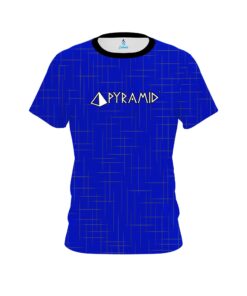 Pyramid Rising Blue CoolWick Bowling Jersey