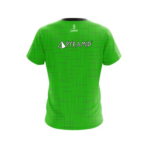 Pyramid Rising Green CoolWick Bowling Jersey - Image 2
