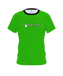 Pyramid Rising Green CoolWick Bowling Jersey