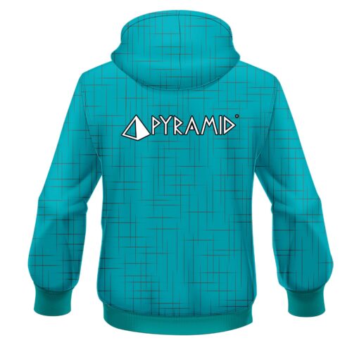 Pyramid Rising Teal CoolWick Bowling Jersey - Image 4