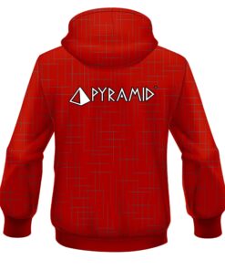 Alternative view of Pyramid Rising Red CoolWick Bowling Hoodie