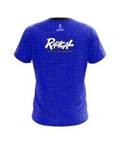 Alternative view of Radical Rising Blue CoolWick Bowling Jersey