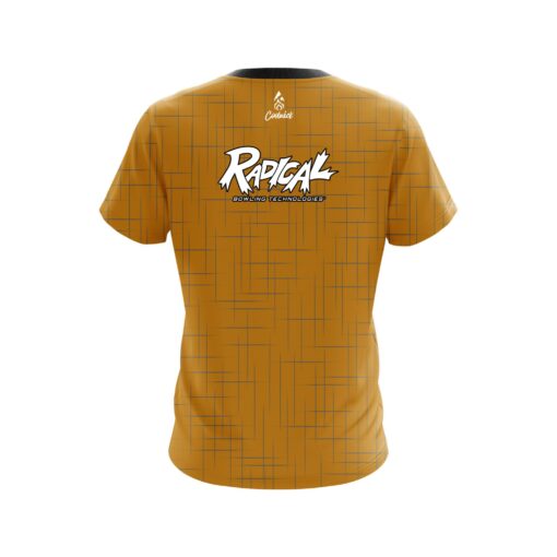 Radical Rising Orange CoolWick Bowling Jersey - Image 2