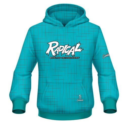 Radical Rising Teal CoolWick Bowling Jersey - Image 3