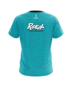 Alternative view of Radical Rising Teal CoolWick Bowling Jersey