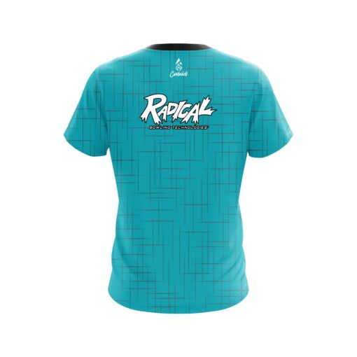 Radical Rising Teal CoolWick Bowling Jersey - Image 2
