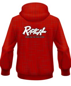 Alternative view of Radical Rising Red CoolWick Bowling Hoodie