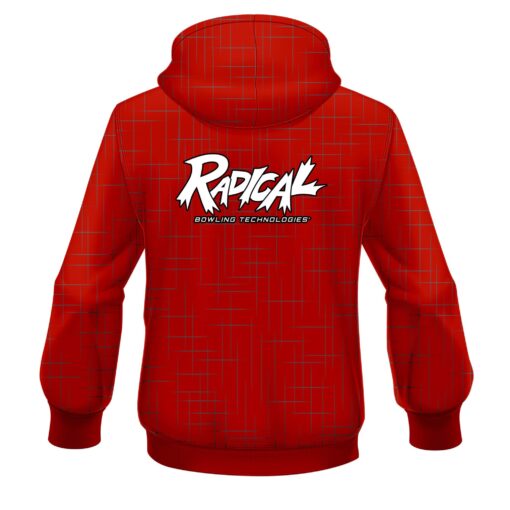 Radical Rising Red CoolWick Bowling Hoodie - Image 2