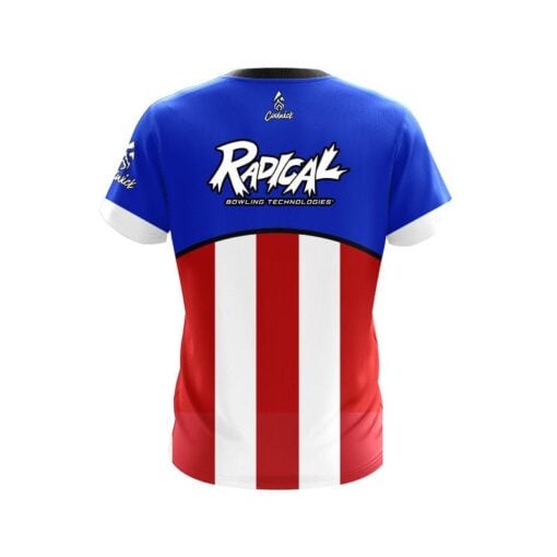 Radical Super Hero  8 CoolWick Bowling Jersey - Image 2