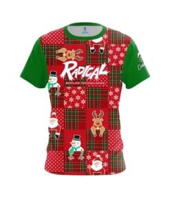 Radical Ugly Sweater Christmas Quilt Holiday Time Bowling Jersey