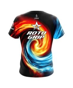 Alternative view of Roto Grip Fire and Ice Vortex CoolWick Bowling Jersey