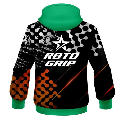 Roto Grip Level Up Orange CoolWick Bowling Hoodie - Image 2