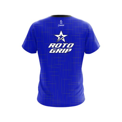 Roto Grip Rising Blue CoolWick Bowling Jersey - Image 2