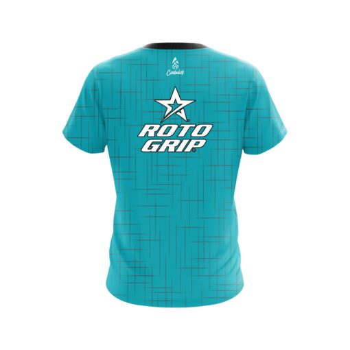 Roto Grip Rising Teal CoolWick Bowling Jersey - Image 2