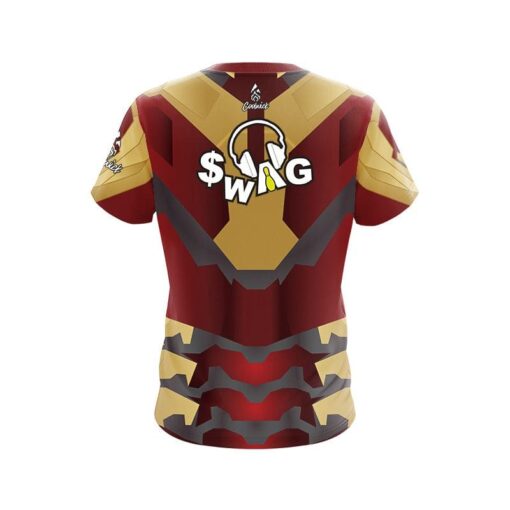 SWAG Super Hero 5 CoolWick Bowling Jersey - Image 2