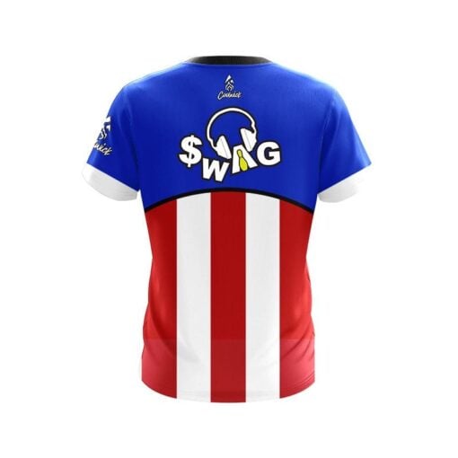 SWAG Super Hero 8 CoolWick Bowling Jersey - Image 2