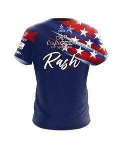 Alternative view of 900 Global Sean Rash American Fade Replica CoolWick Bowling Jersey