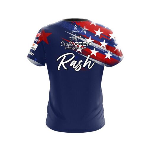 900 Global Sean Rash American Fade Replica CoolWick Bowling Jersey - Image 2