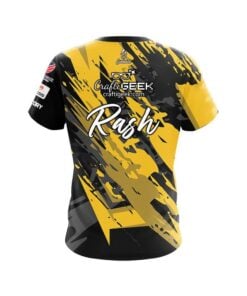 Alternative view of 900 Global Sean Rash Gold Grunge Replica CoolWick Bowling Jersey