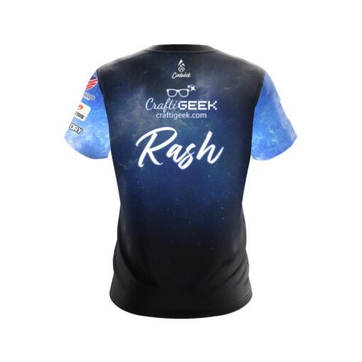 900 Global Sean Rash Nebula Galaxy Replica CoolWick Bowling Jersey - Image 2