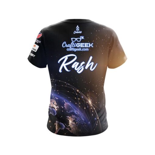 Sean Rash Worldwide Globe Replica CoolWick Bowling Jersey - Image 2