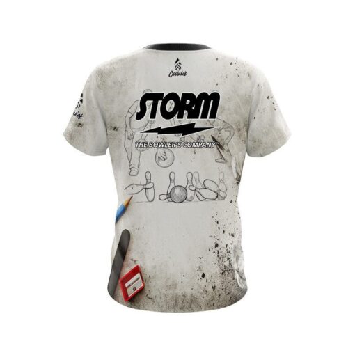 Storm Drawing Board CoolWick Bowling Jersey - Image 2
