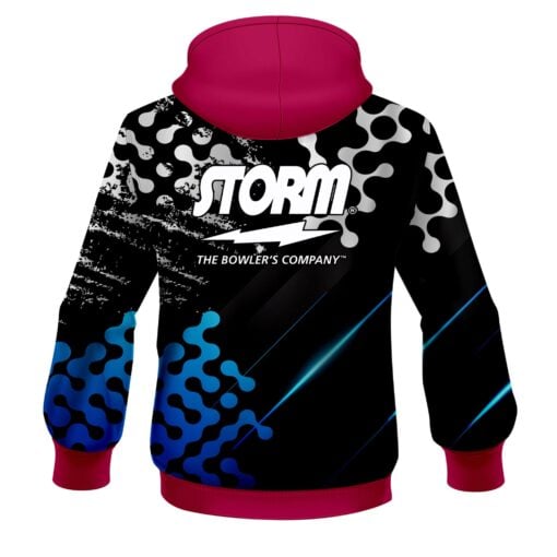 Storm Level Up Blue CoolWick Bowling Hoodie - Image 2