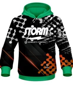 Storm Level Up Orange CoolWick Bowling Hoodie