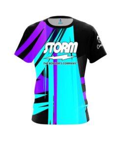 Storm Paint Brush Drip CoolWick Bowling Jersey