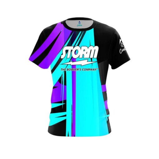 Storm Paint Brush Drip CoolWick Bowling Jersey