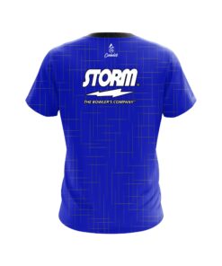 Alternative view of Storm Rising Blue CoolWick Bowling Jersey