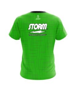 Alternative view of Storm Rising Green CoolWick Bowling Jersey